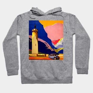 Vintage Travel Artwork - Scotland Hoodie